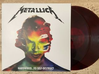 Metallica Hardwired.  To Self - Destruct 2xlp Rsd 2016 Red Marble Thrash Metal