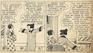 Harry Tuthill Art — Daily Comic Strip Of The Bungle Family,  12 - 23 - 1927
