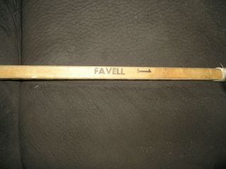Vintage C1969 Doug Favell Game Goalie Stick Sher - Wood Philadelphia Flyers