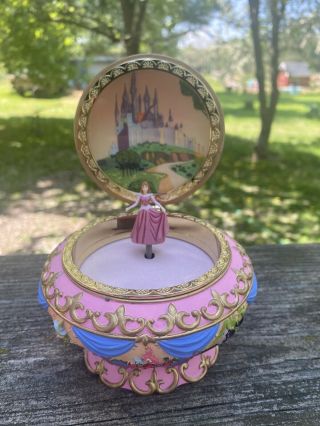 Vintage “once Upon A Dream” Sleeping Beauty Music Trinket Box