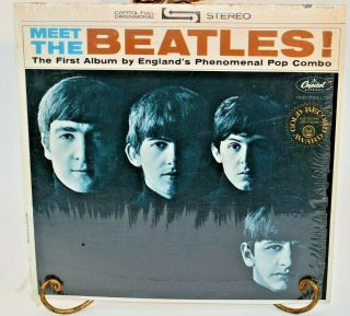 Beatles Meet The Beatles Lp Record Album Capitol St - 2047 Red Label 1970 
