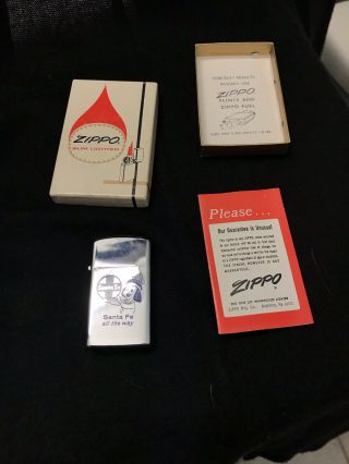 Zippo Lighter Santa Fe