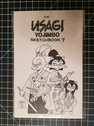 The Usagi Yojimbo Sketch Book 7 Comic Art Zine Rare - Stan Sakai