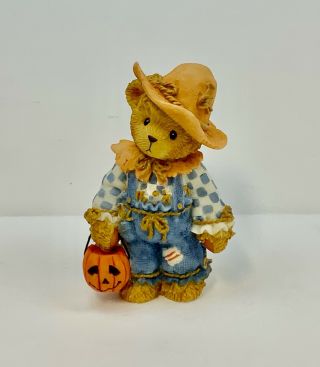 Cherished Teddies Tom 884588 Avon Exclusive Retired Scarecrow Figurine 2001
