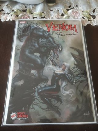 Venom Number 160 Lucio Parrillo Signed Holy Grail Variant Cover