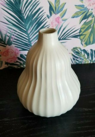 Jonathan Adler Relief Slide Vase Retired Design Ceramic 2