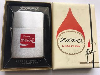 1971 Coca Cola Zippo Lighter Enjoy Coke