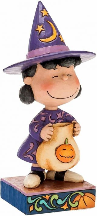Jim Shore Peanuts Lucy Wicked Witch Trick Or Treat Figurine 4045888 Retired