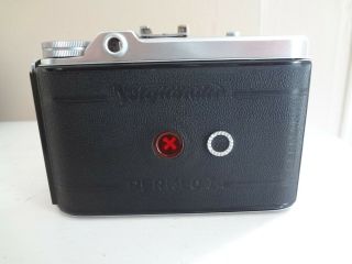 Vintage Voigtlander Perkeo I Film Camera,  Color Skopar 80mm Film 5