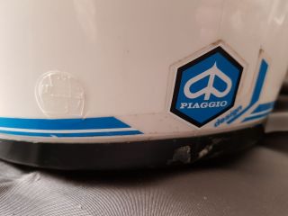 Agv Piaggio Vespa Design ' 80 Italy vintage helmet motorcycle 125 150 200 PX PK 3