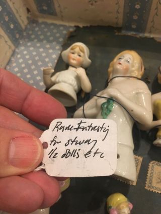 Antique German Hertwig Half Doll Dealer’s Samples Of 13 Upper Bodies Etc. 2