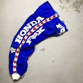 Vintage 1986 Fox Racing Honda Motocross Pants 36 - Rick Johnson Axo Sinisalo Jt