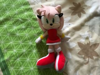Sanei 2012 Sonic The Hedgehog Plush Amy Rose Sega Rare