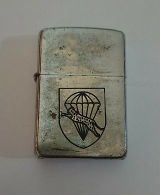 Vintage 1967 Zippo Lighter With Double Sided Vietnam Engraving