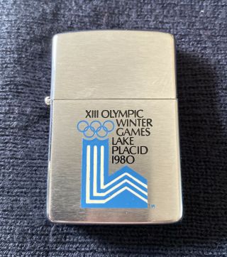 Vintage 1979 Zippo Winter Olympics 1980 Lake Placid
