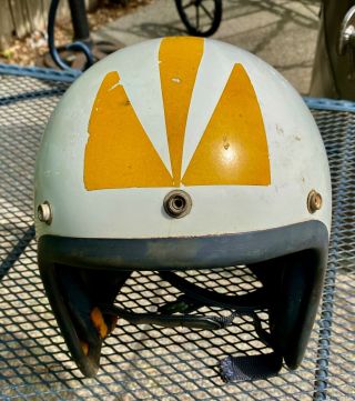 Vintage Bell Magnum 2 Ii Open Face Size 7 Racing Helmet 1970