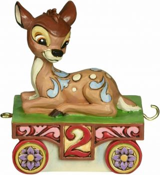 Jim Shore Disney Bambi 2 Birthday Train Car 4043656 Retired