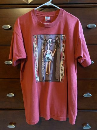 Vintage Alice In Chains 1994 Jar Of Flies Hebrew T - Shirt Xl Nirvana Soundgarden
