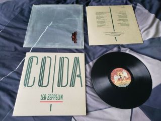 Led Zeppelin - Coda - 1982 Rock Lp Gatefold W/original Sleeve Vinyl Record 90051