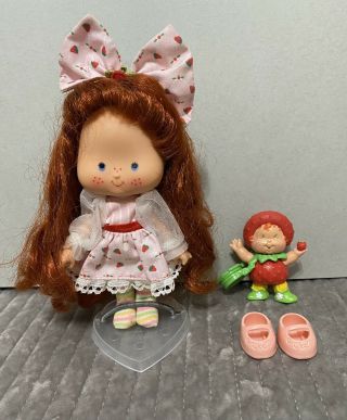 Vintage Strawberry Shortcake Berrykin Doll Strawberry Doll,  American Greetings
