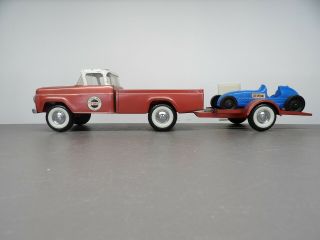 Vintage Nylint Toys Ford Speedway Special Pick - Up / Trailer / Race Car