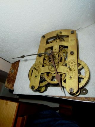 Large Antique - Seth Thomas Clock Movement - Ca.  1900 - To Restore - F32