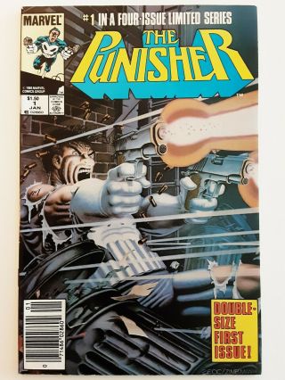 1985 Marvel Comics The Punisher 1 Limited Issue Series Newsstand Cover Vg