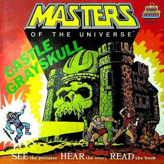 1983 Masters Of The Universe Castle Grayskull Record Book Heman Kid Stuff 33 Rpm