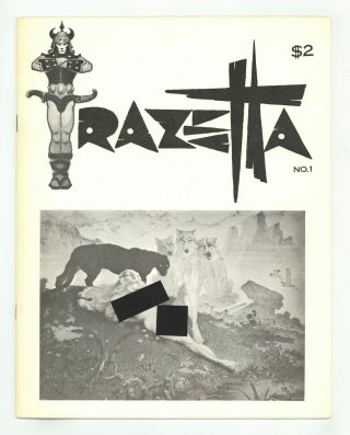 Frazetta Fanzine 1 - 1st Fn/vf 7.  0 1969