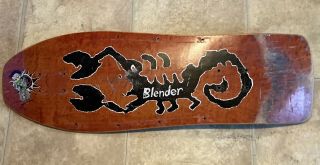 Neil Blender G&s Skateboard Deck Coffee Break Vintage