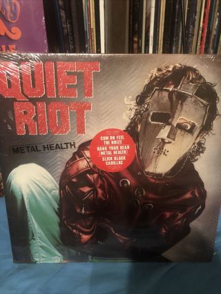 Quiet Riot Metal Health Rock Vinyl Lp In Shrink With Hype Sticker - Vg