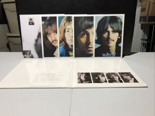 The White Album By The Beatles Lp Vinyl Record With Four Prints And Poster