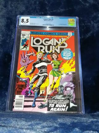 Logans Run 6 Cgc 8.  5 (june 1977) Marvel Comics