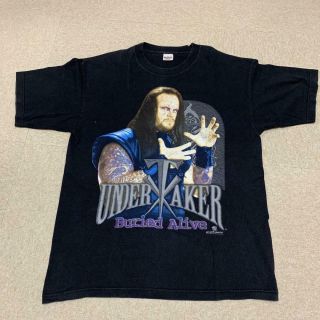 Undertaker Wwe Wwf Vintage T - Shirt Tops Size Xl Short Sleeves