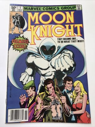 Moon Knight 1 (1980 1st Appearance Of Bushman,  Origin Of Moon Knight) Key Movie