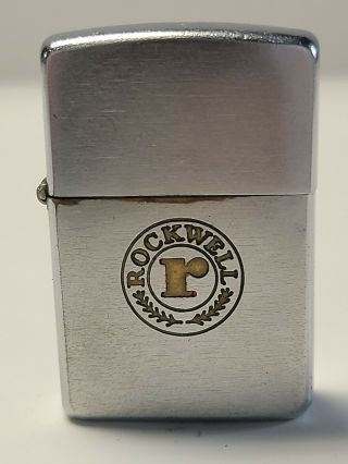 Vintage Zippo Lighter 1953 - 55 Rockwell Correct Insert