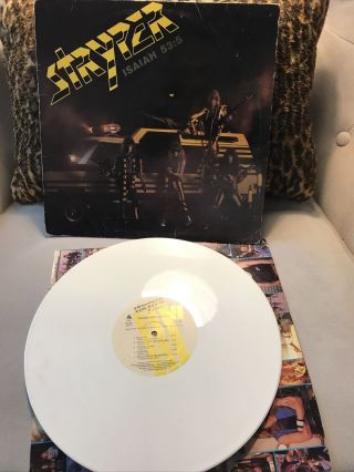 Stryper Soldiers Under Command White Vinyl “ The Rock That Makes Me Roll”