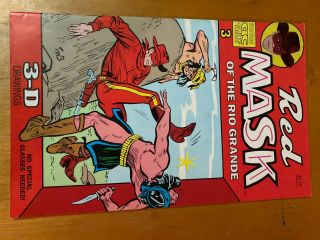 Red Mask Comic Has Bag And Board