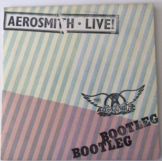Aerosmith Live - Bootleg Double Lp 1978 With Poster Vg,  Gatefold,  Vinyl Records