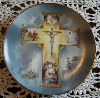 Franklin The Life Of Christ Limited Edition Collector Plate By Barzoni