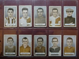Famous Footballers (green Back) Issued 1925 By Gallaher Set 100