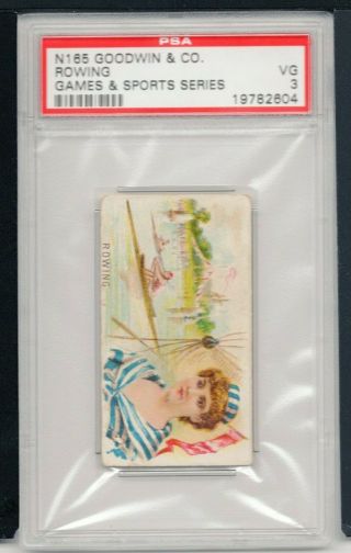 N165 Goodwin & Co.  Games & Sports Series Rowing Psa 3 