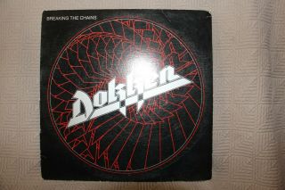Dokken - Breaking The Chain Lp Vinyl,  1st Press,  Ultrasonic,  Play
