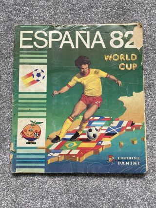 Vintage Panini Espana 1982 World Cup Sticker Album - 100 Complete