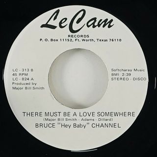 Bruce Channel " There Must Be A Love Somewhere " Northern Soul R&b 45 Le Cam Hear