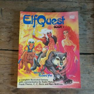 Elfquest Book 1 By Wendy & Richard Pini - Complete Illustrated Fantasy Book Rpg
