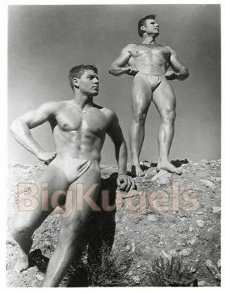 1940s Early Vintage Amg Male Nude Kip Behar & Don Fuller Desert Muscle Beefcake