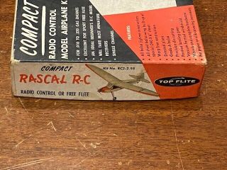 Vintage Top Flight Rascal RC Model Airplane Kit 3