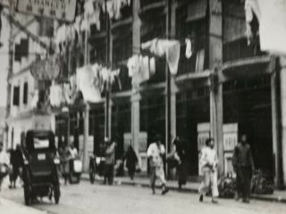 Hong Kong China 1940s Wanchai Big Numbers Street Candid Vintage Rare Photograph