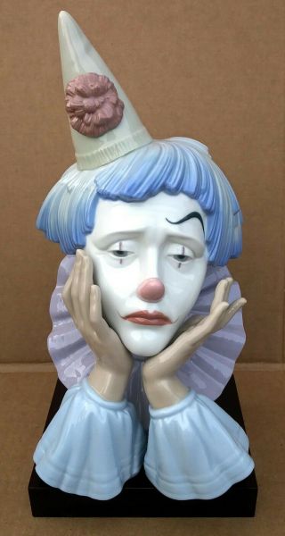 Lladro Jester Clown Head Figurine 5129